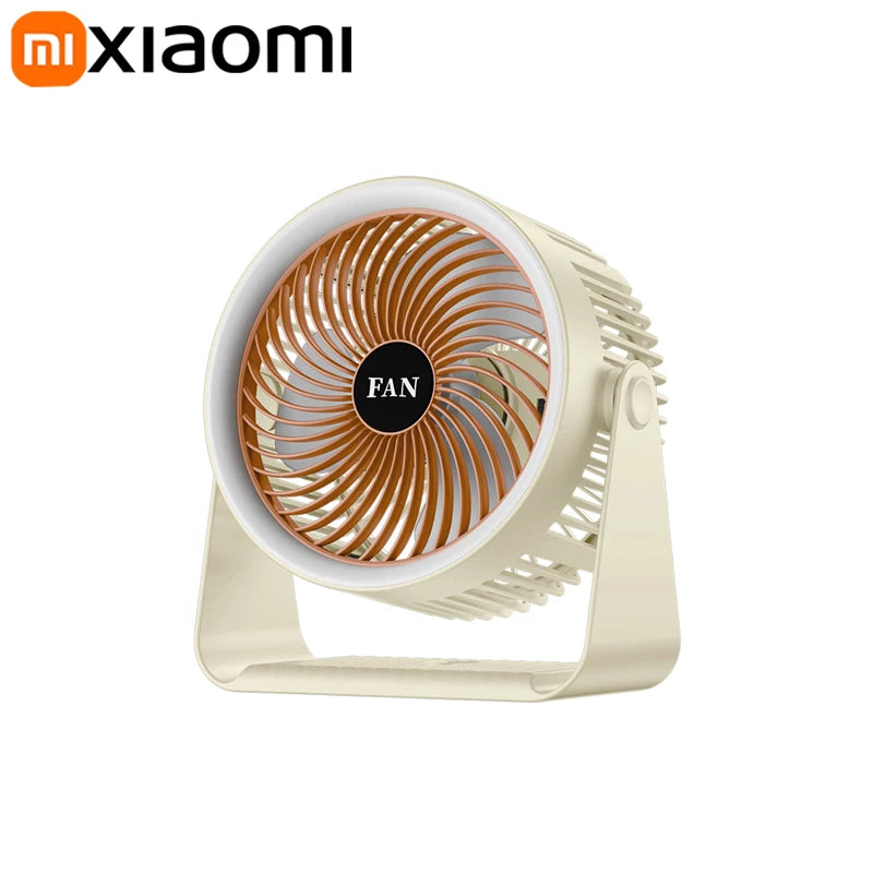Xiaomi Multifunktionaler elektrischer Ventilatorzirkulator Drahtloser tragbarer leiser Ventilator für Zuhause Desktop-Wand-Deckenventilator Auto-Luftkühler