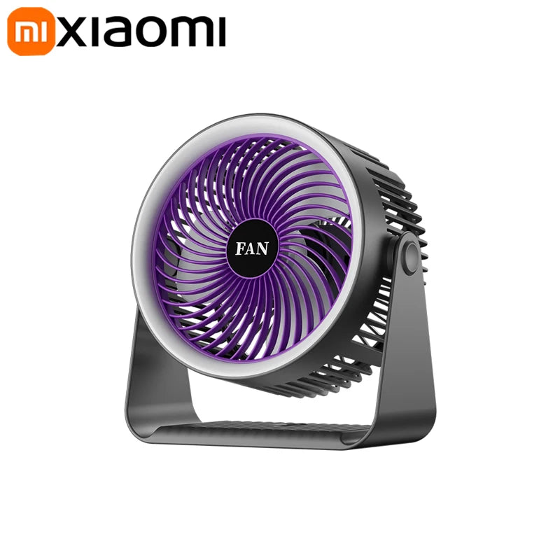Xiaomi Multifunktionaler elektrischer Ventilatorzirkulator Drahtloser tragbarer leiser Ventilator für Zuhause Desktop-Wand-Deckenventilator Auto-Luftkühler