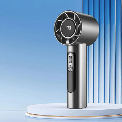 Tragbarer Handventilator von Xiaomi mit 100 einstellbaren Windgeschwindigkeiten und USB-Aufladung, tragbarer Mini-Turboventilator für den Außenbereich, langlebiger Hochgeschwindigkeitsventilator 